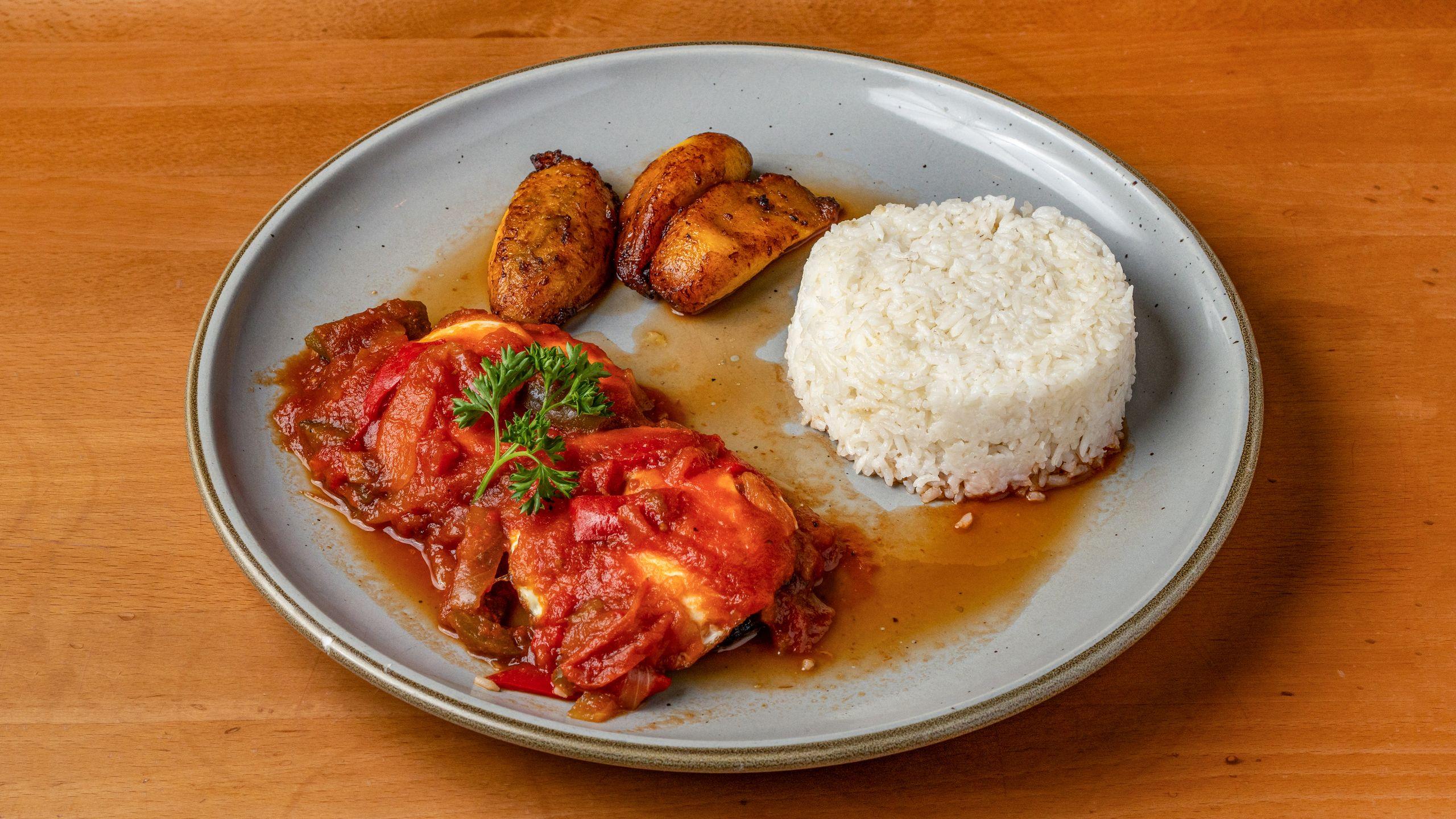 Bistec a caballo.