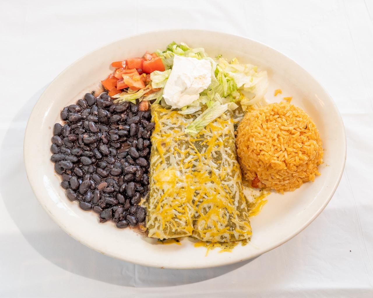 Spinach Enchiladas.