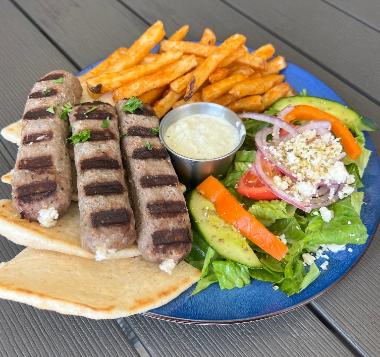 Beef Feta Kebab combo.