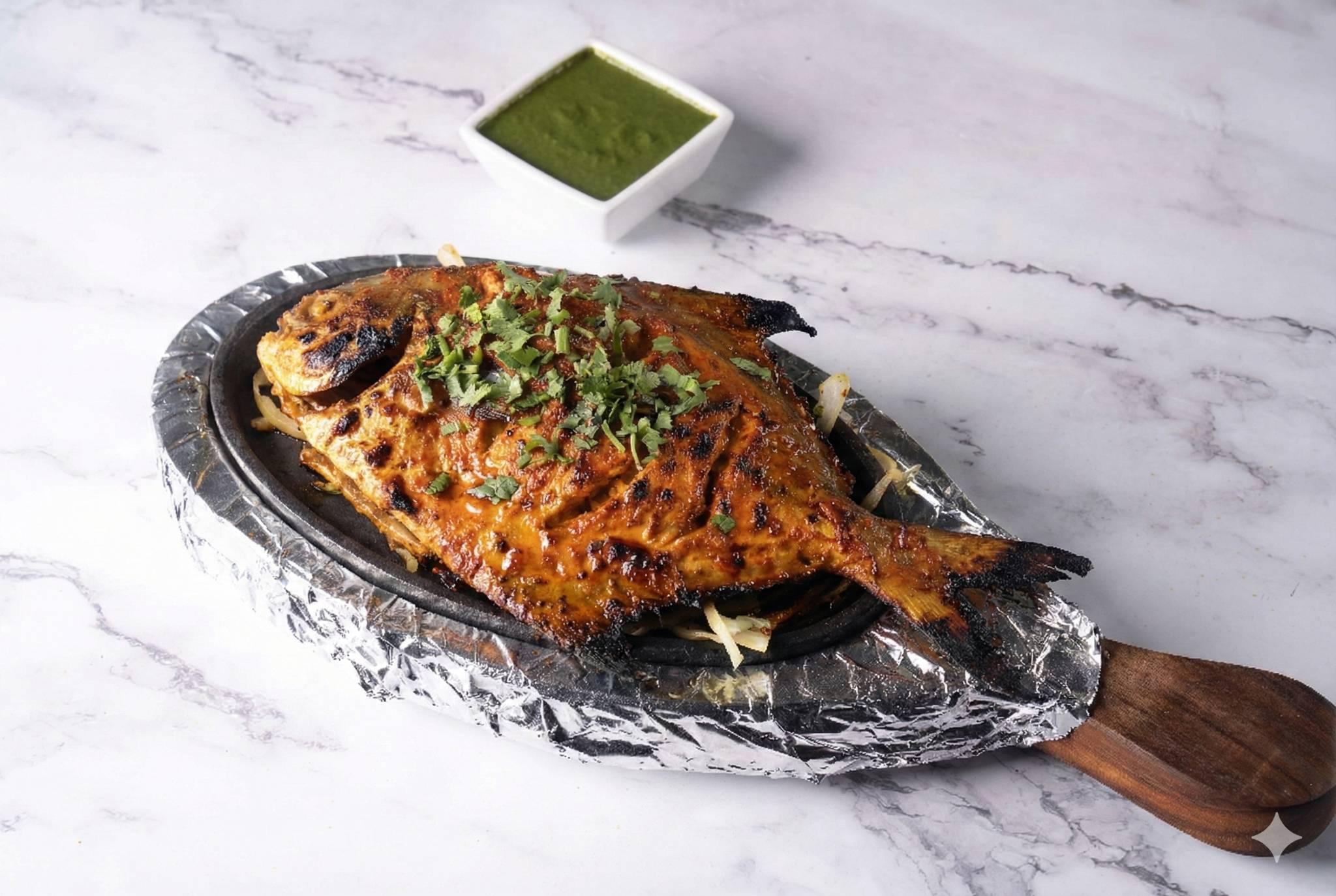 Tandoori Pomfret.