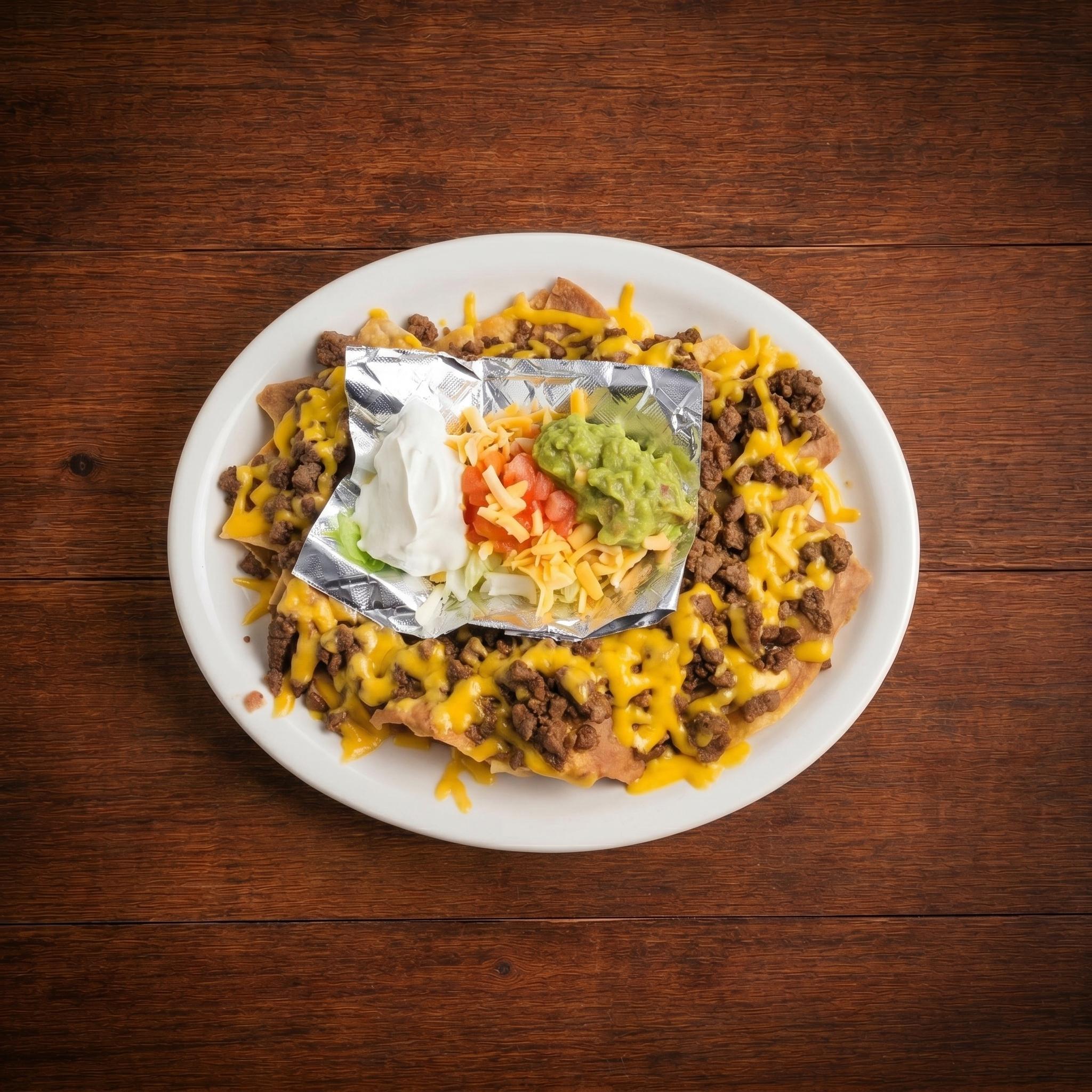 Beef nachos.