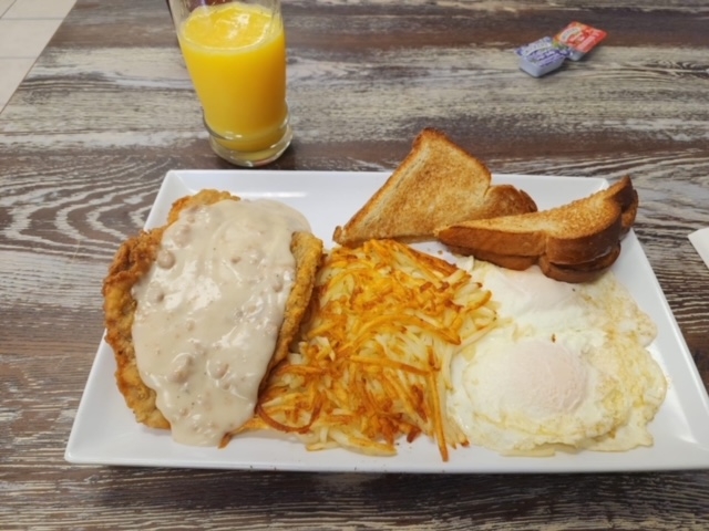 Country Steak Breakfast.