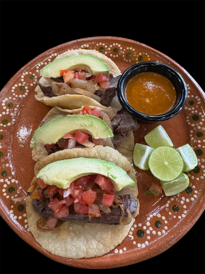 TACOS DE ARRACHERA (BEEF).