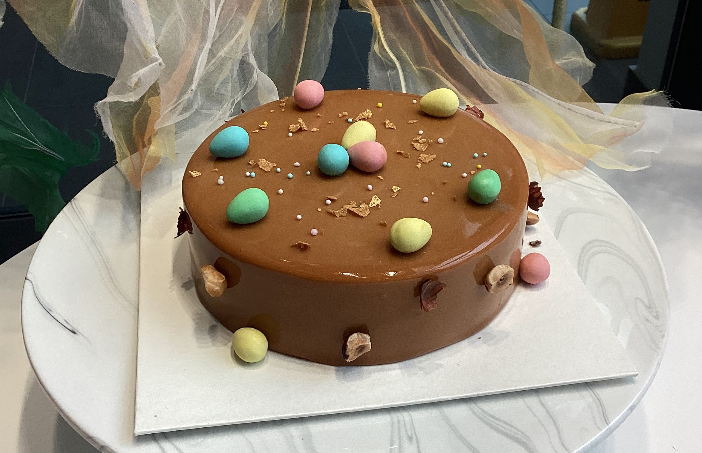 Mini Eggs Ferrero Rocher Chocolate Cake