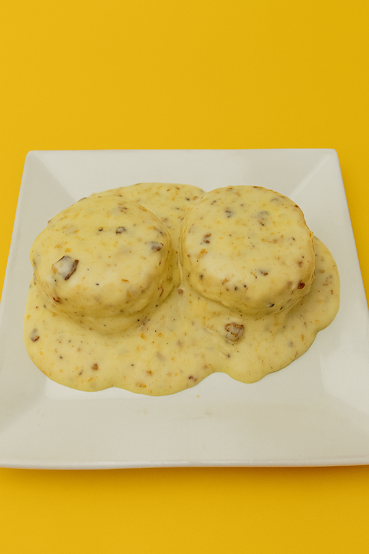 Two Biscuits & Gravy.