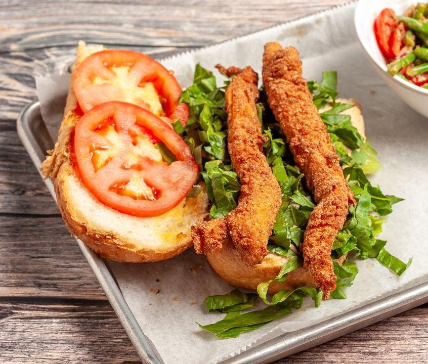 Catfish Po'Boy.