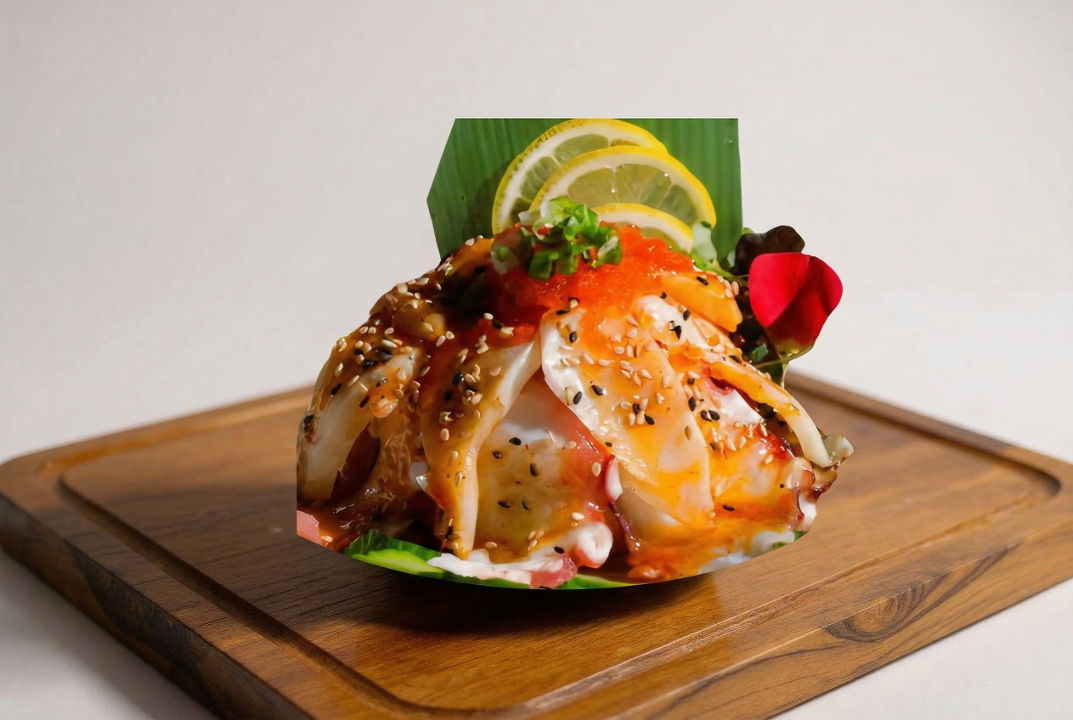 Spicy Conch & Octopus Salad.