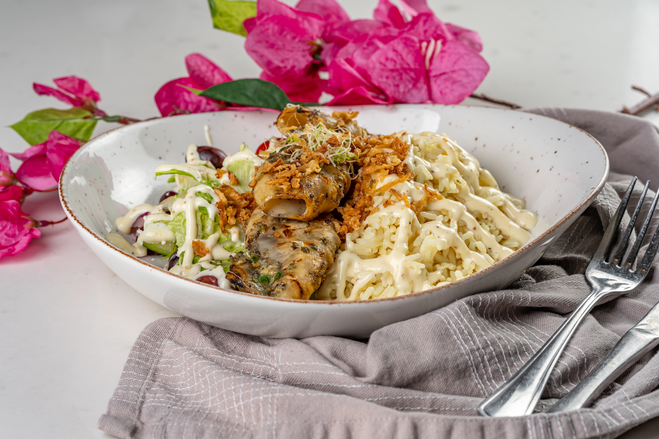 Greek Bowl with Calamari