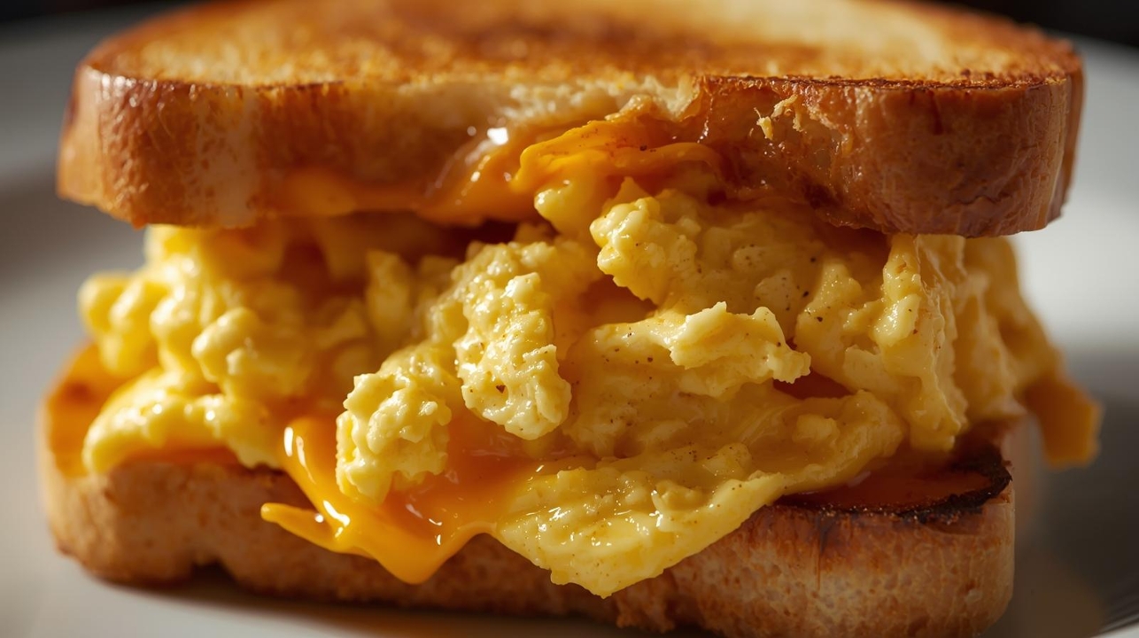 Egg Meat and Cheese Sandwich.