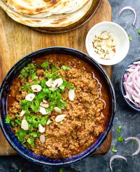 Goat Kheema Curry.