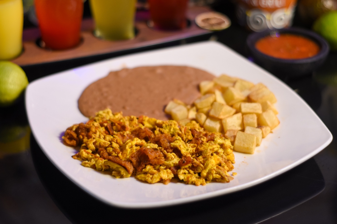 Chicharron and Egg Plate.
